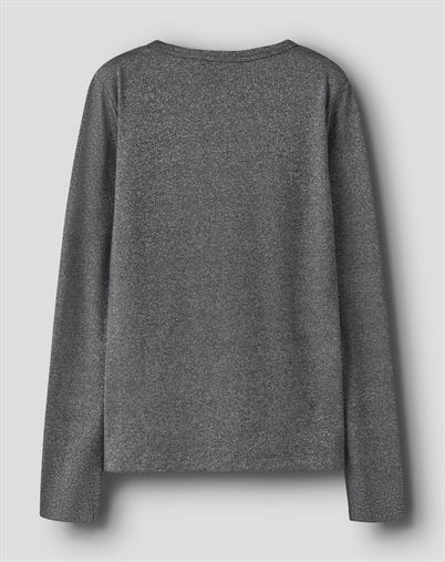Name It - NKFNayla Langærmet Top - Black/Silver 